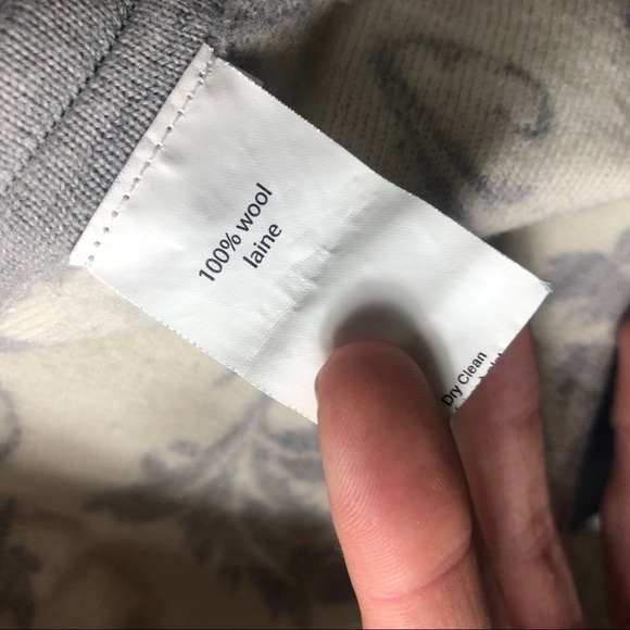 Neve Womens Grey White Winter Pattern Wool Zip Up - Picture 6 of 6